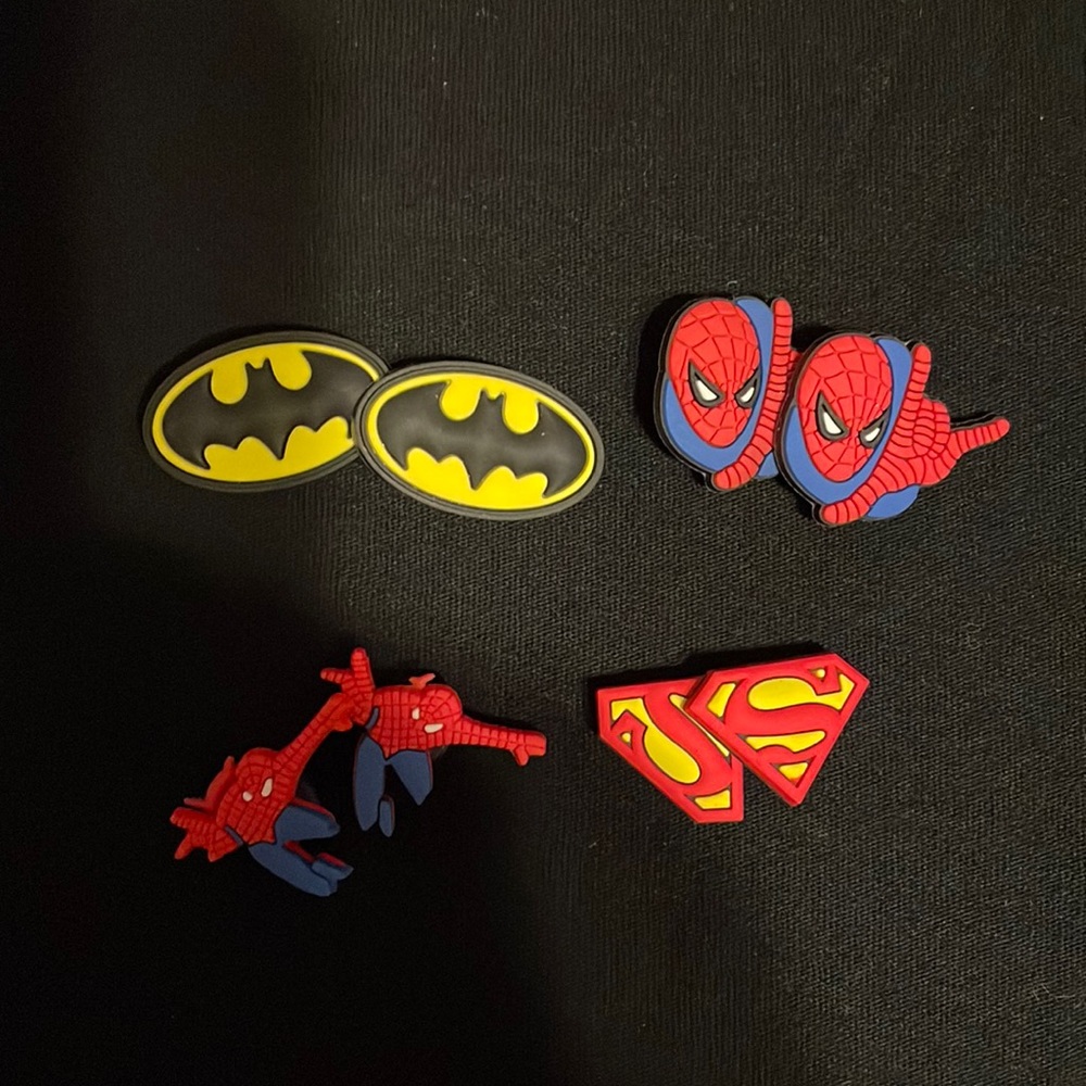 Super hero Croc charms